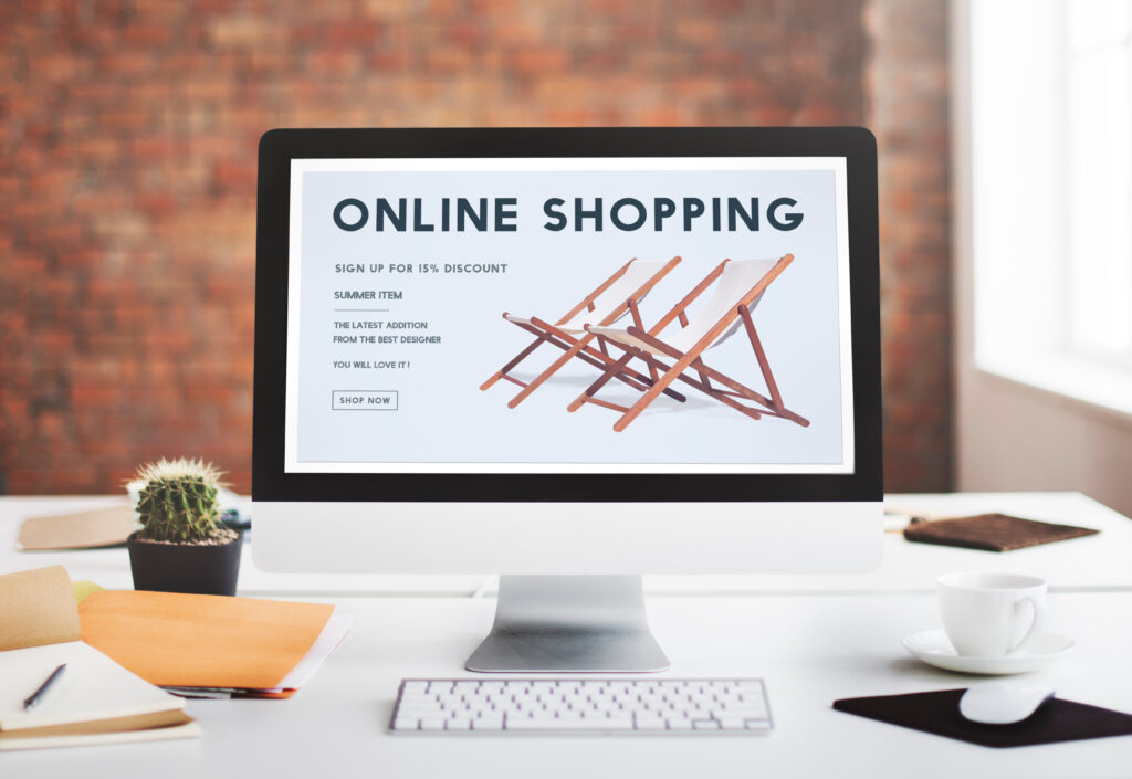 Shopping Online Shopaholics E-Commerce E-Shopping Concept